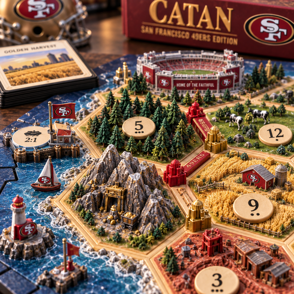 SF49 Premium Strategy Board Game LNTH