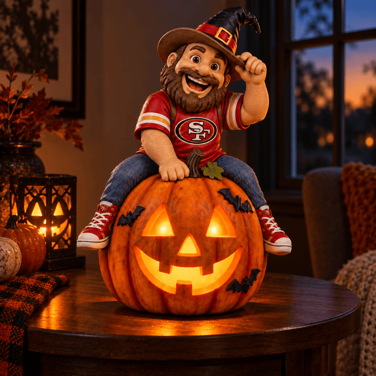 SF49 Halloween Pumpkin Model Decor PNPA
