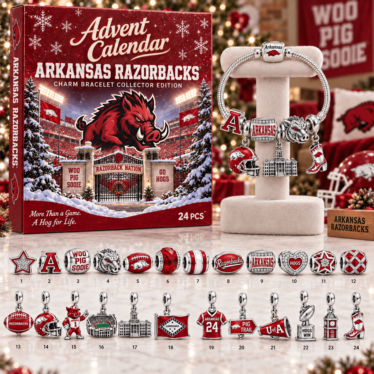 Premium AKR Advent Calendar Charm Bracelet Set TTMH