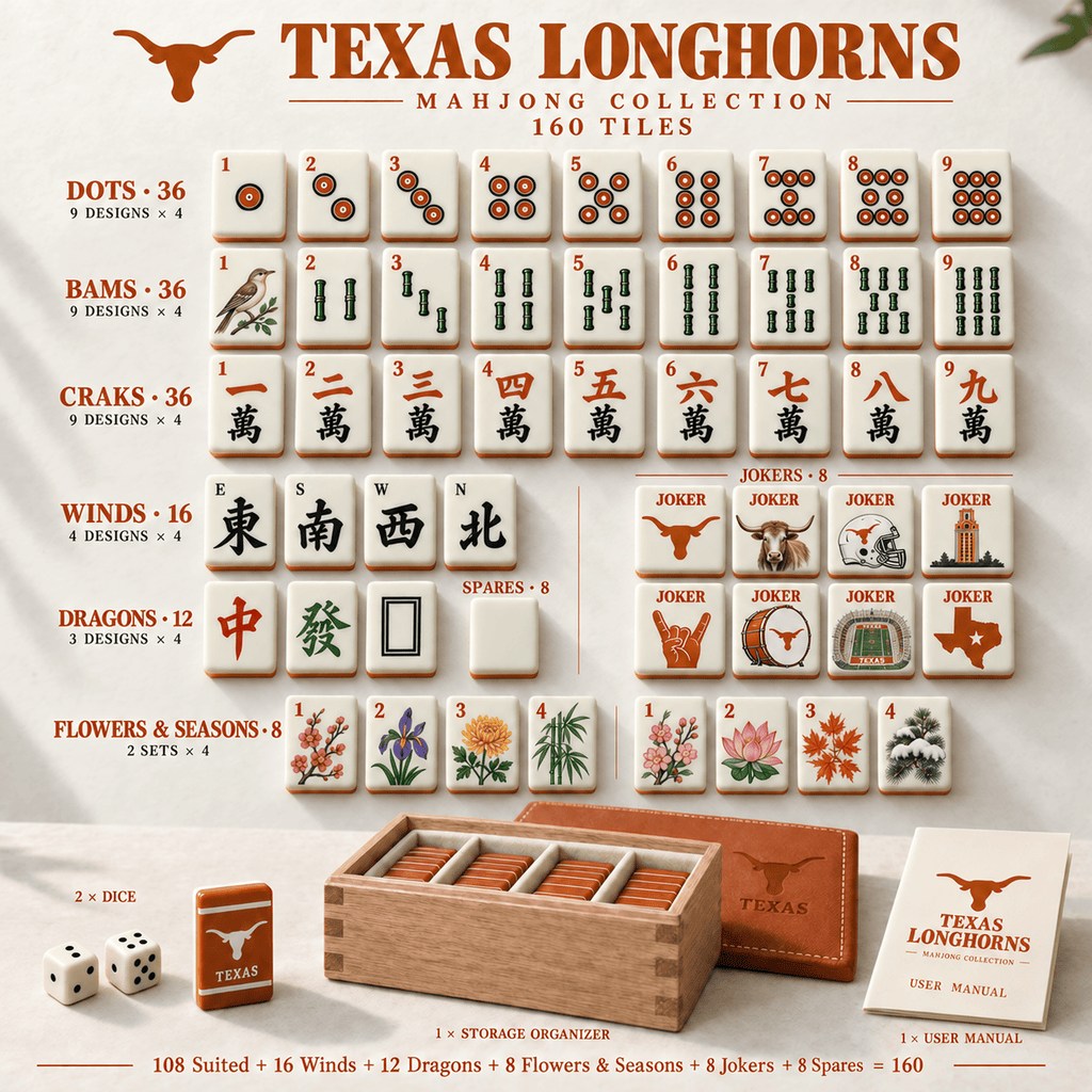 Premium TLH Mahjong Tiles Set TNSM