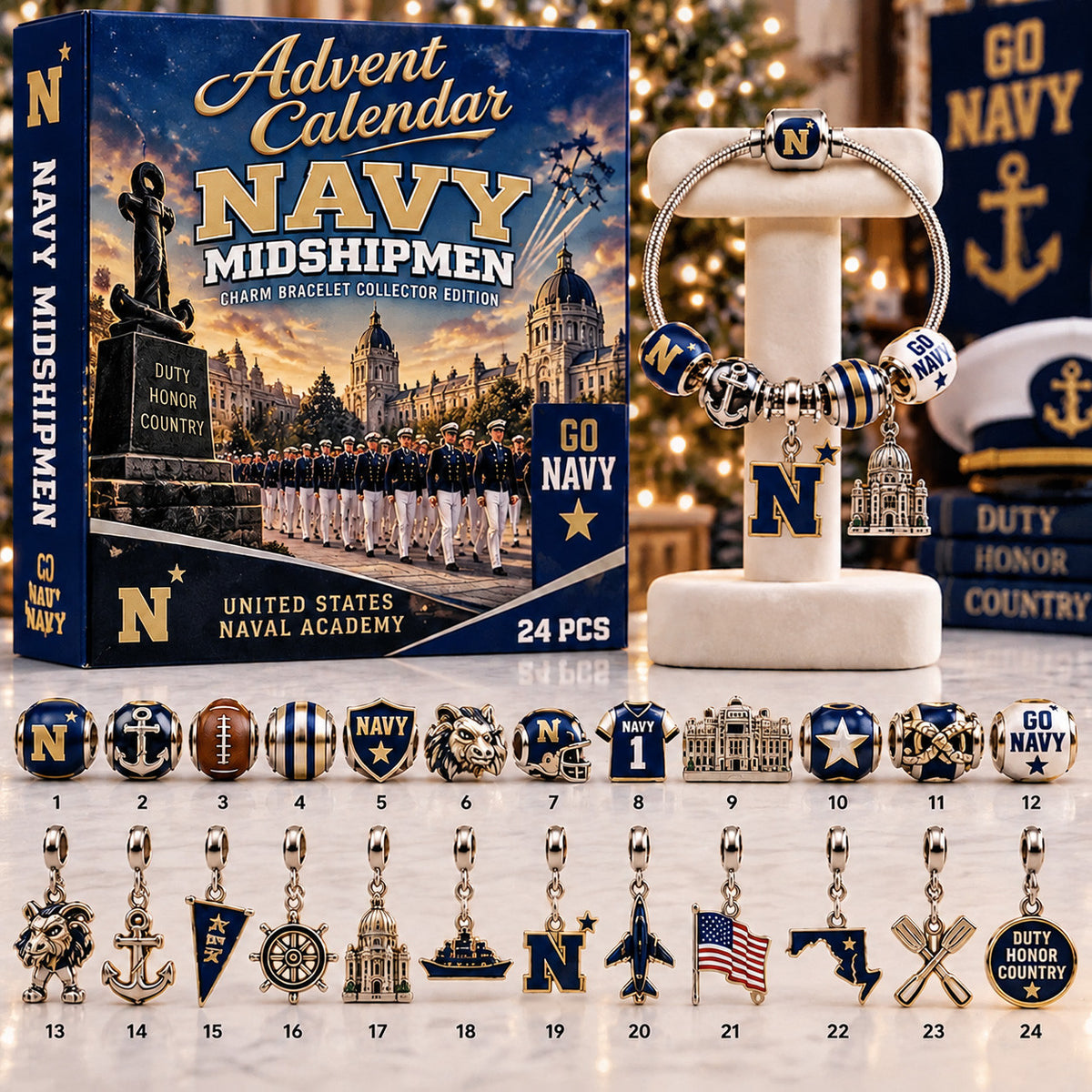 Premium NMSM Advent Calendar Charm Bracelet Set PVNA