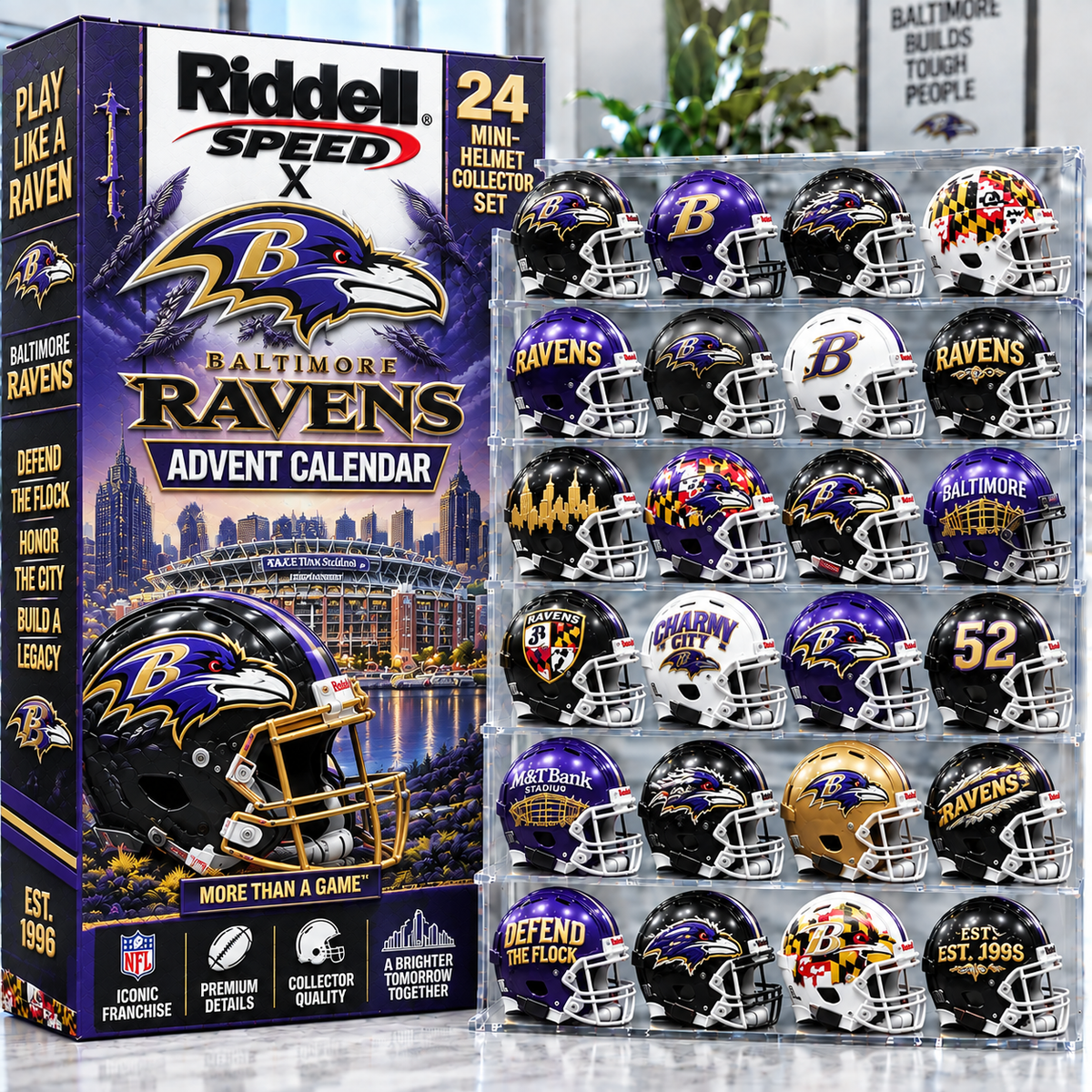 Premium BTR Mini Helmet Advent Calendar NTNA