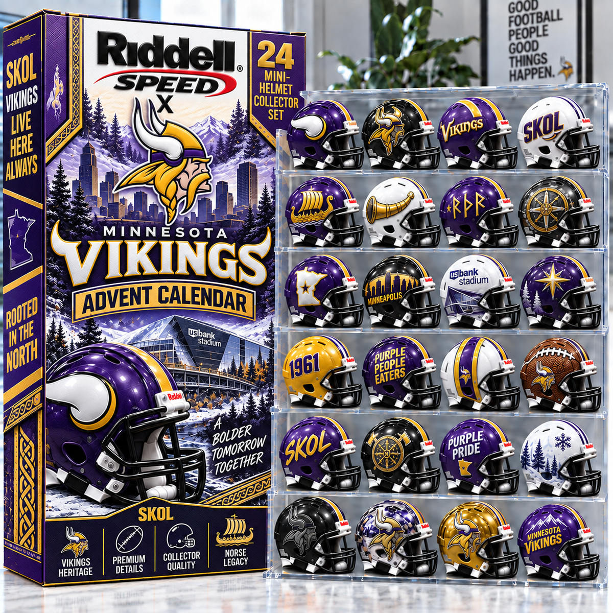 Premium MNV Mini Helmet Advent Calendar NTNA
