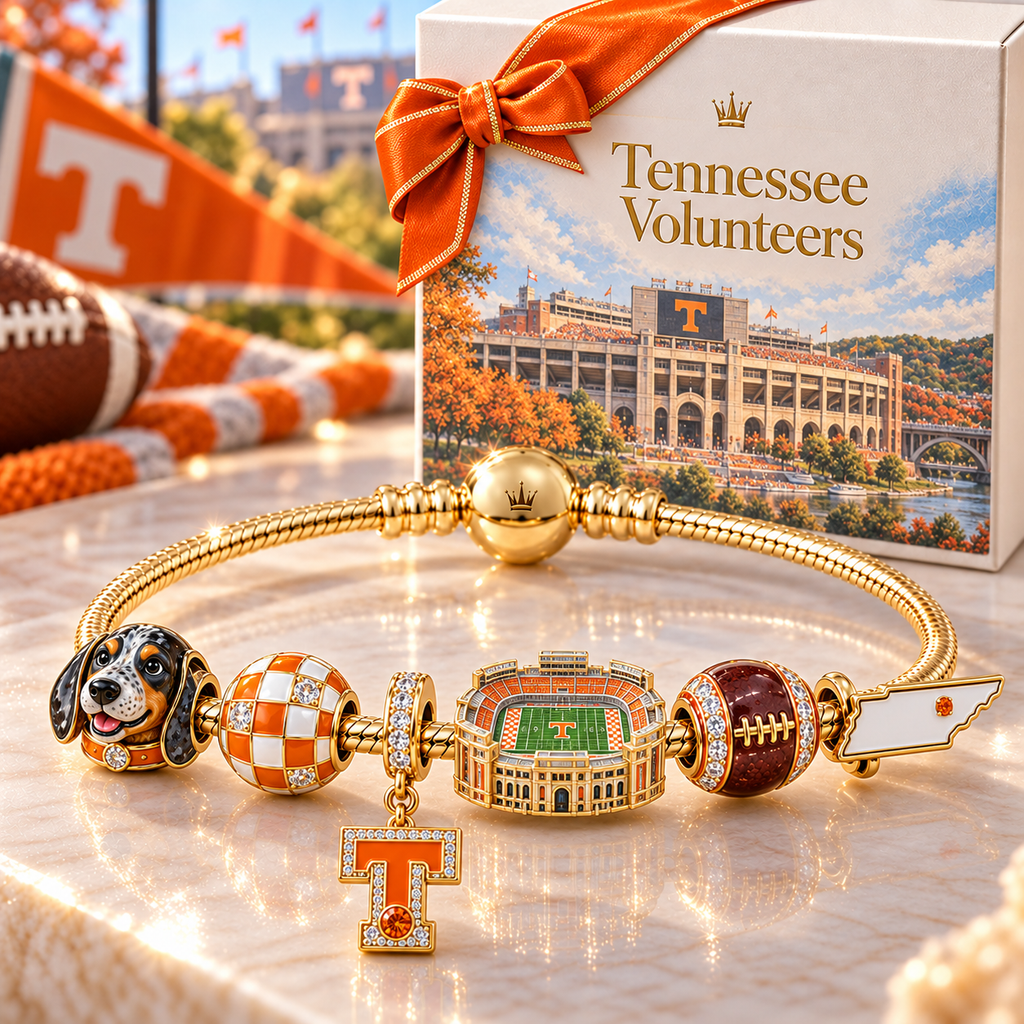 TVF Gold Charm Bracelet Set NHVH