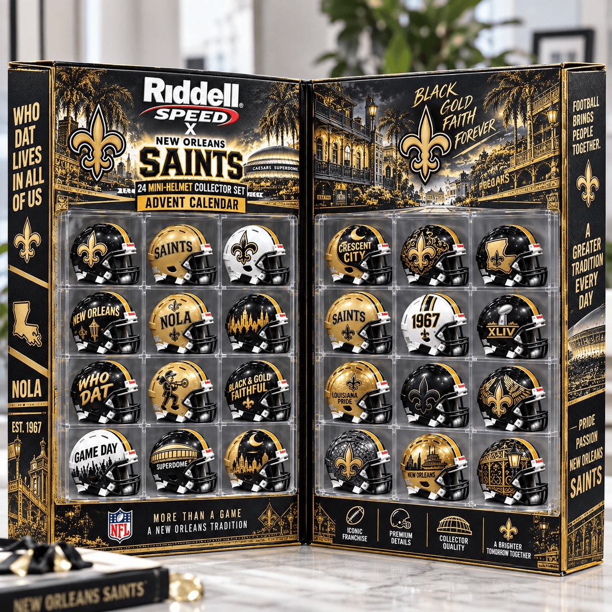 Premium NOS Mini Helmet Advent Calendar NTNA