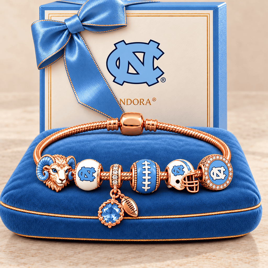 UNC Gold Charm Bracelet Set PNPA