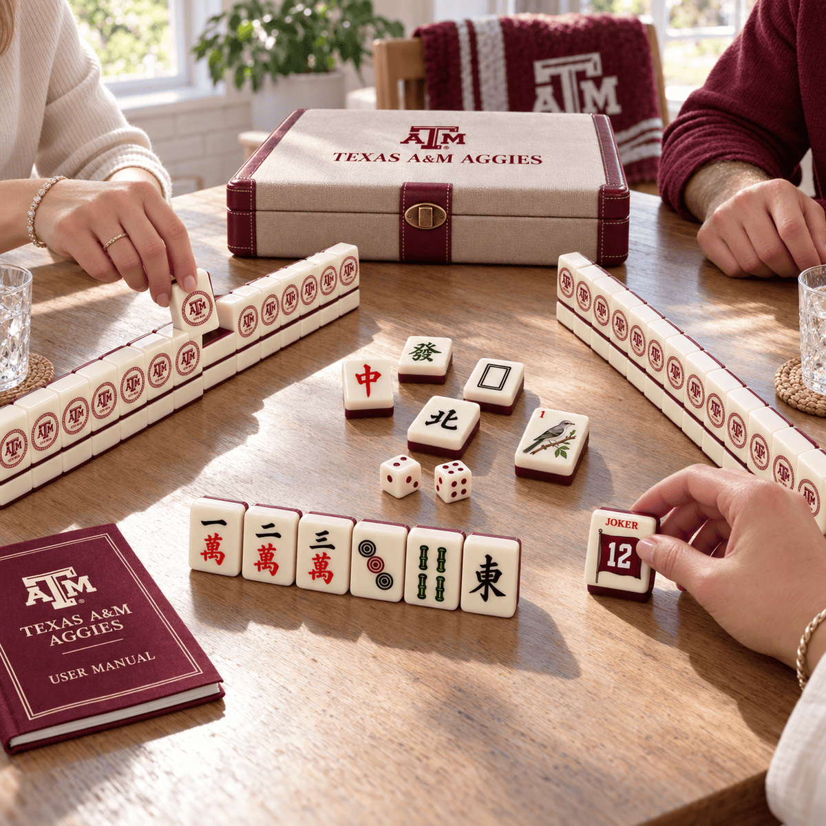 Premium TAMA Mahjong Tiles Set TNSM