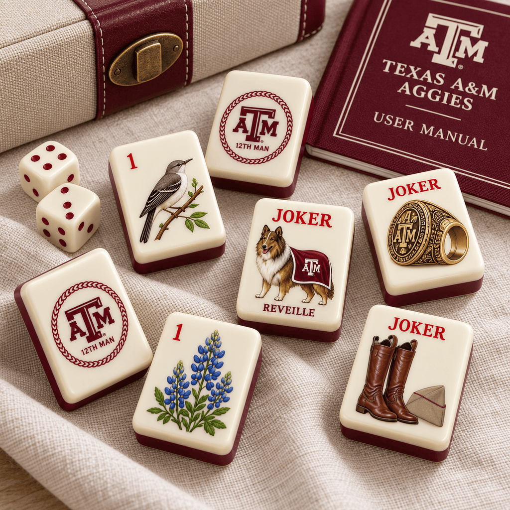 Premium TAMA Mahjong Tiles Set TNSM