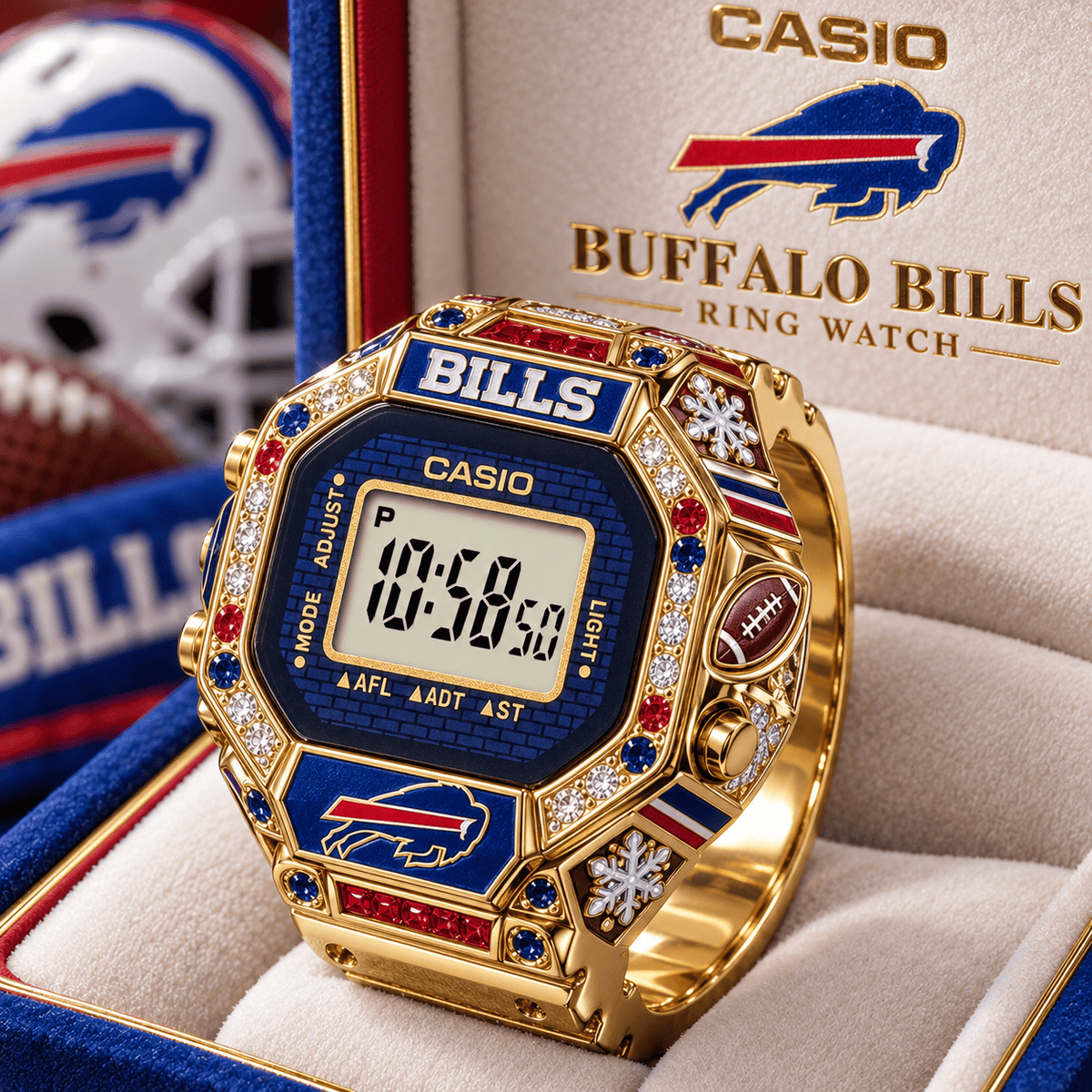 BFBL Premium Gold Ring Watch LNTH