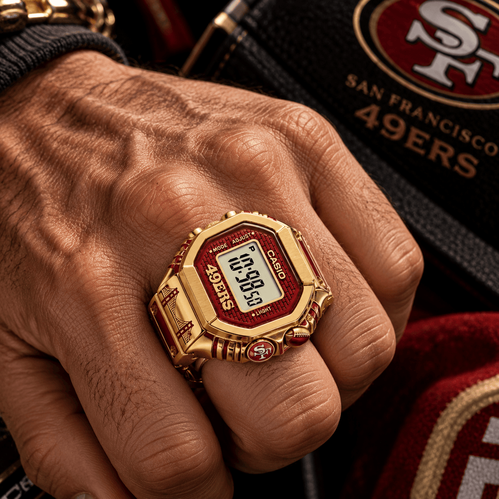 SF49 Premium Gold Ring Watch LNTH