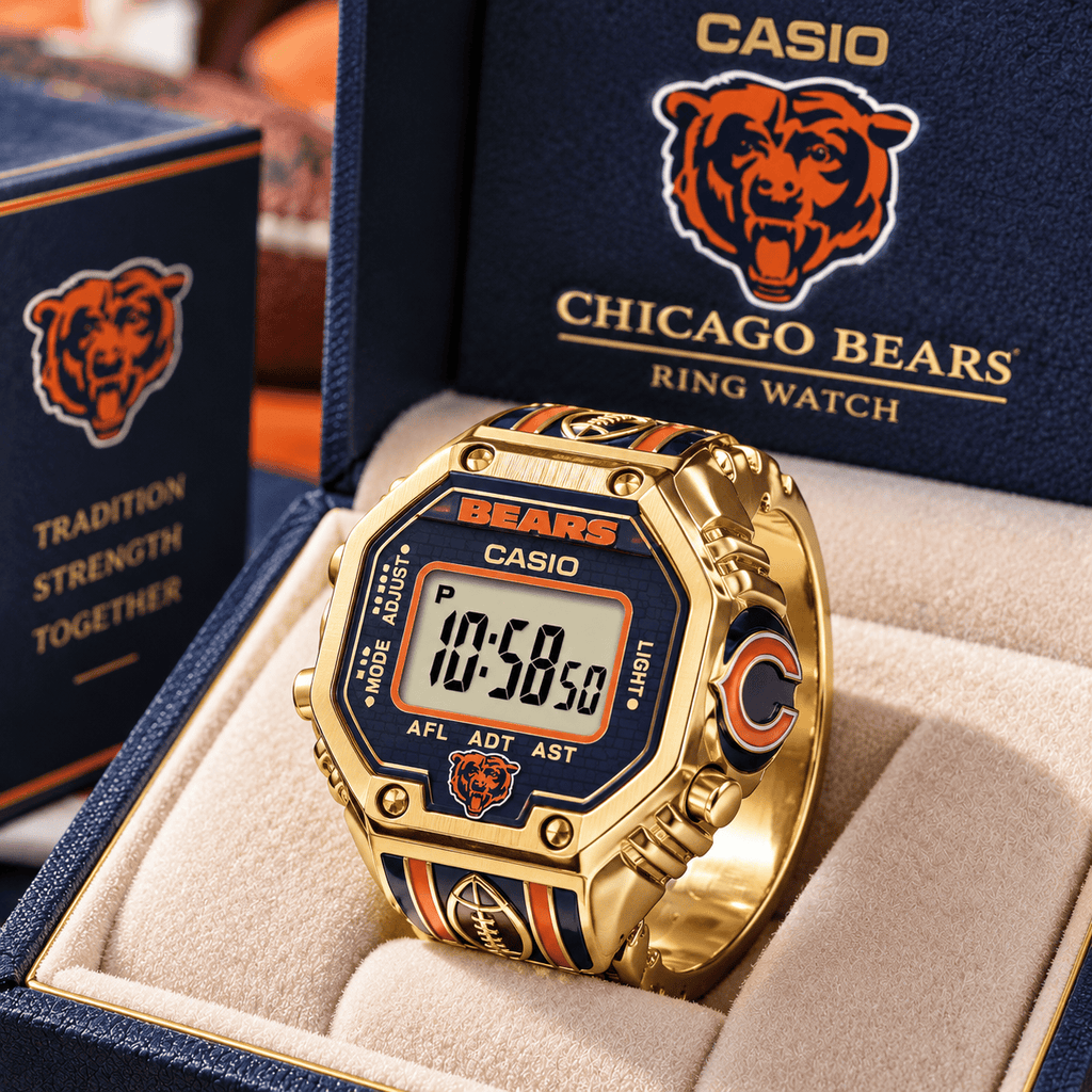CCB Premium Gold Ring Watch LNTH