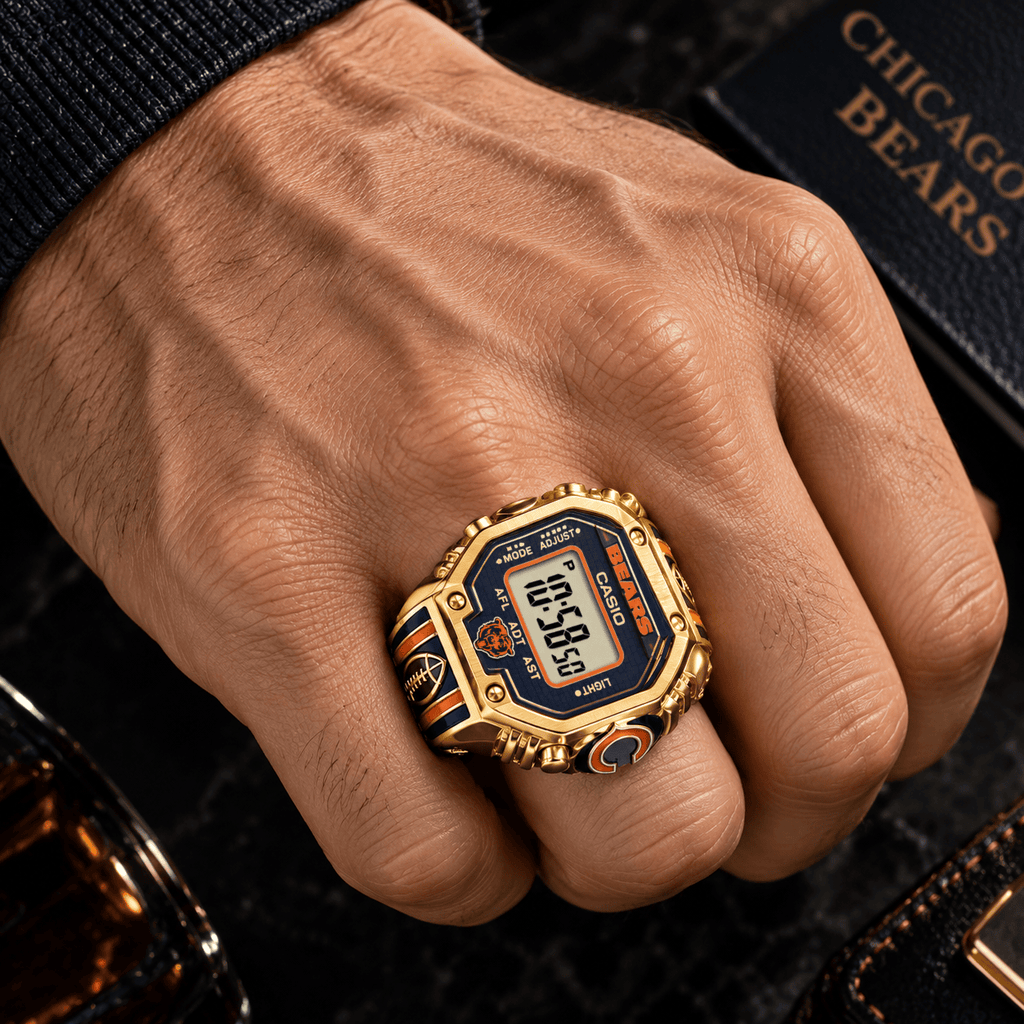 CCB Premium Gold Ring Watch LNTH