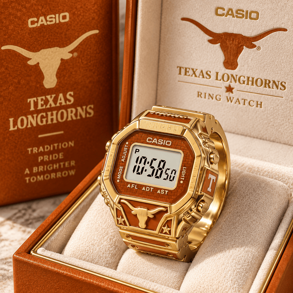 TLS Premium Gold Ring Watch LNTH