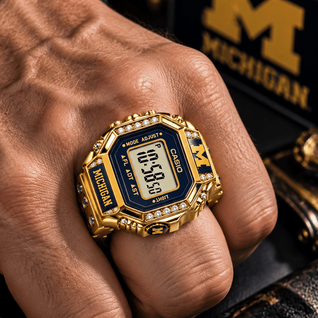 MWR Premium Gold Ring Watch LNTH