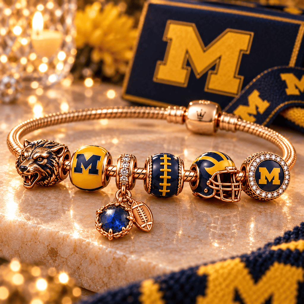 MWR Gold Charm Bracelet Set PNPA