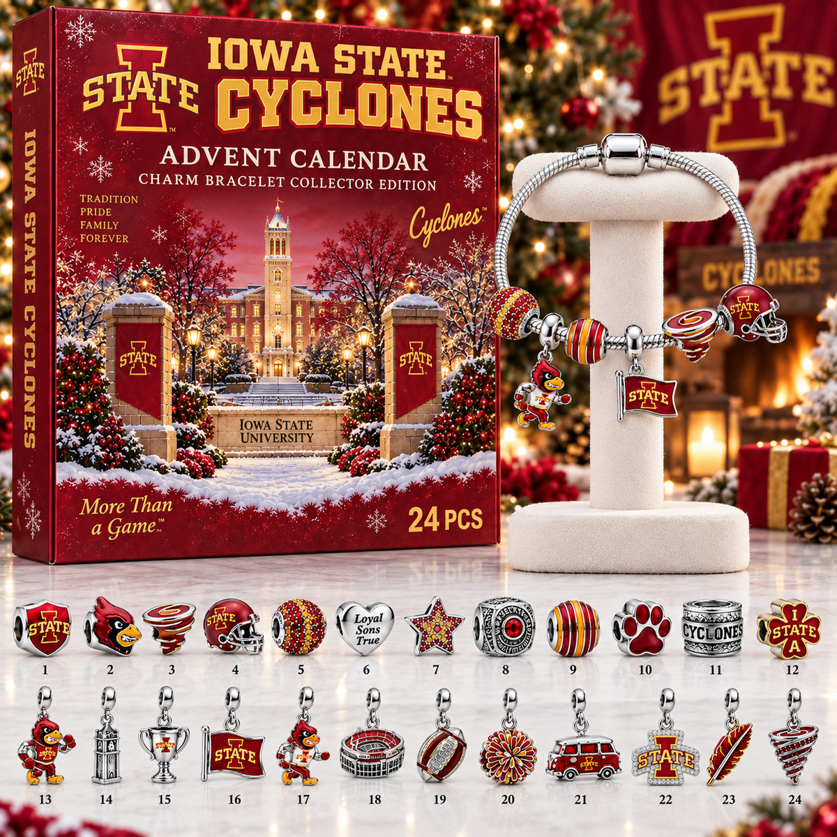Premium ISC Advent Calendar Charm Bracelet Set TTMH