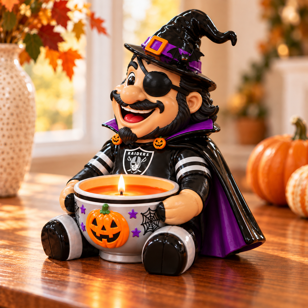 LVR Halloween Candle Holder – Spooky Game Day Decor PNPA