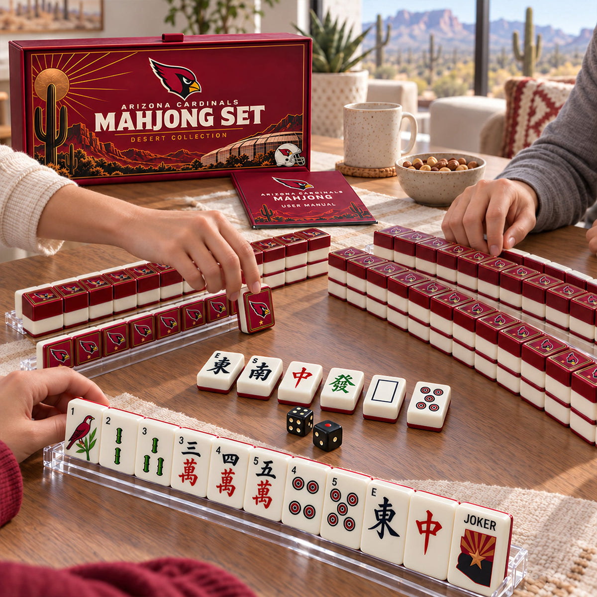 Premium ARCD Mahjong Tiles Set PVNA