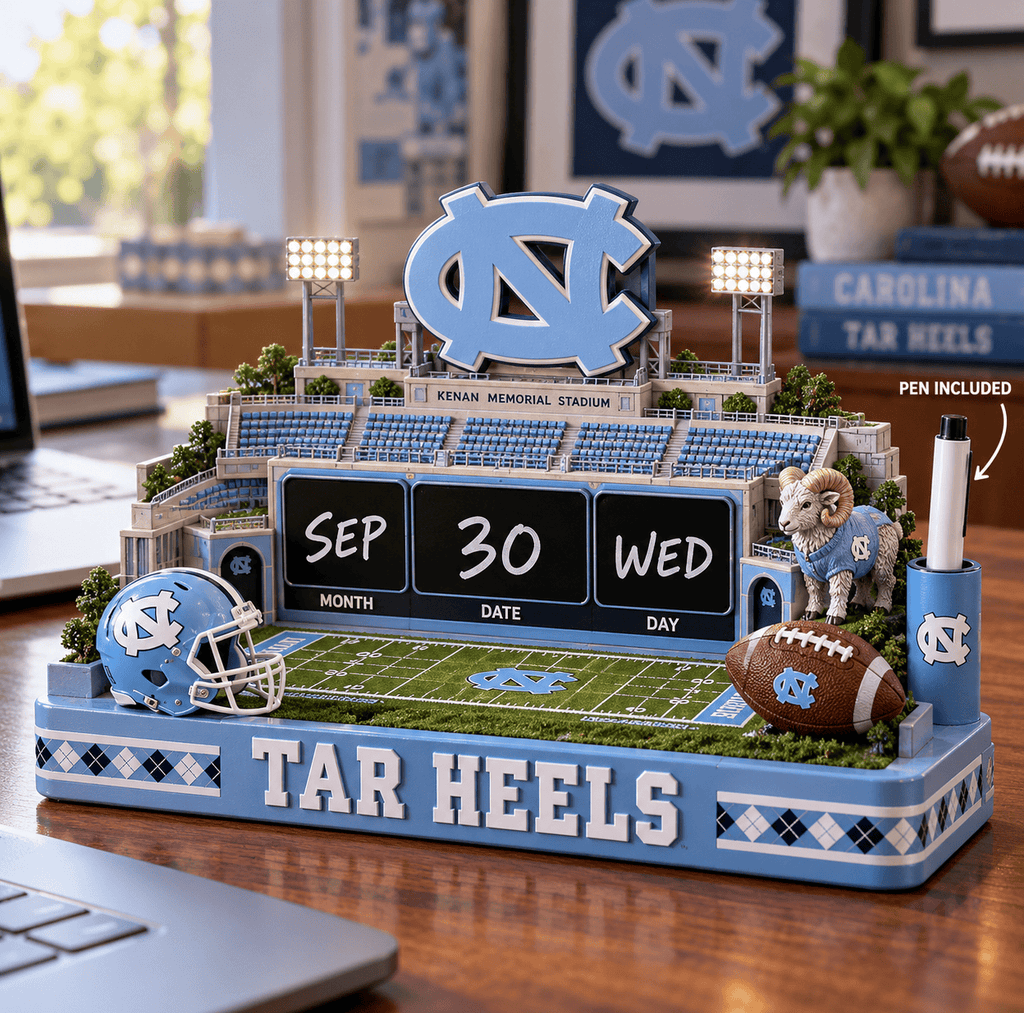 UNC Write-On Calendar With Pen HTTT