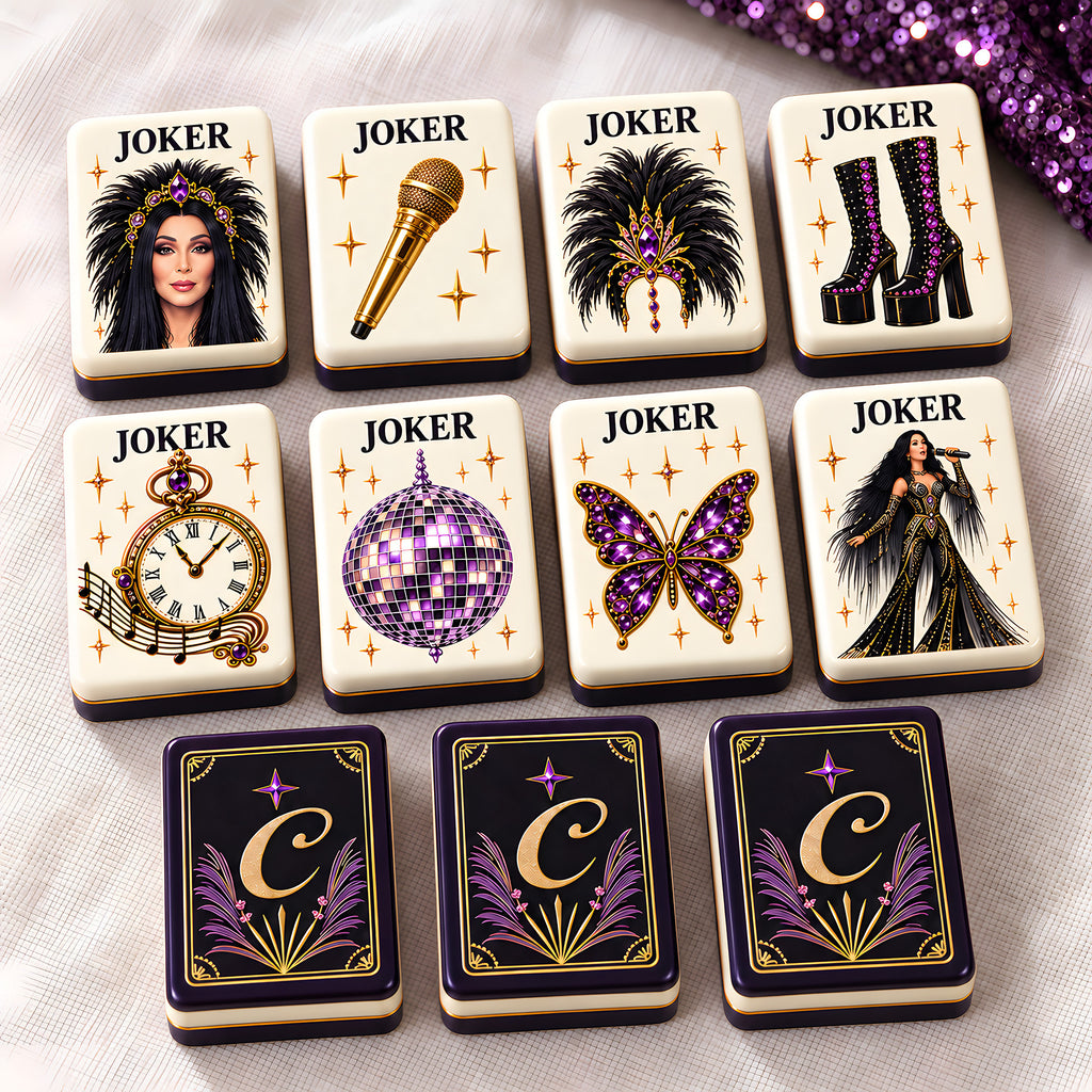 Premium CHER Mahjong Tiles Set PVNA