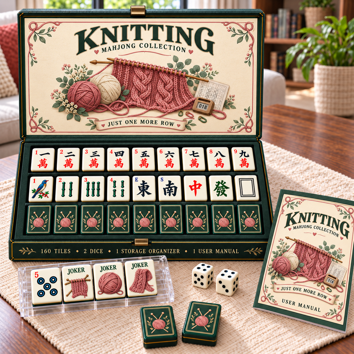 Premium KNT Mahjong Tiles Set TTMH