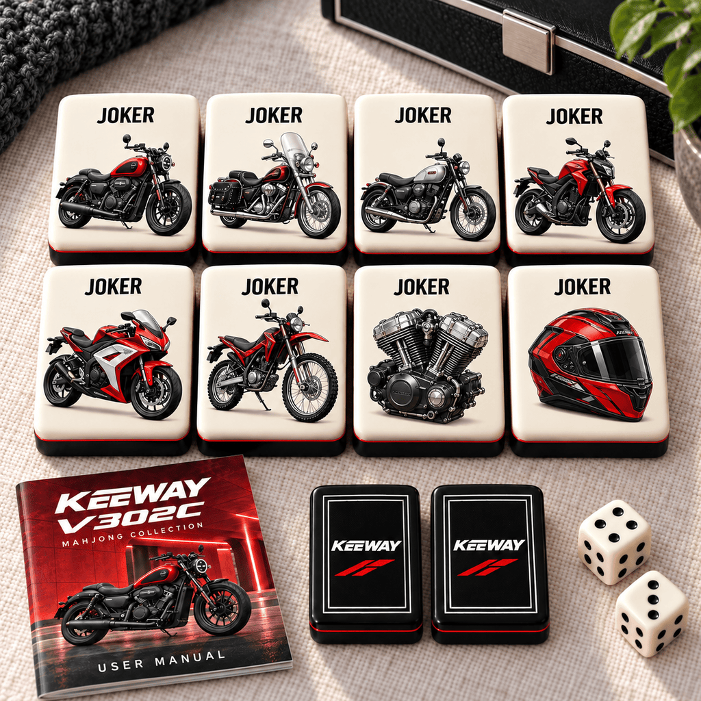 Premium KEW Mahjong Tiles Set TTMH