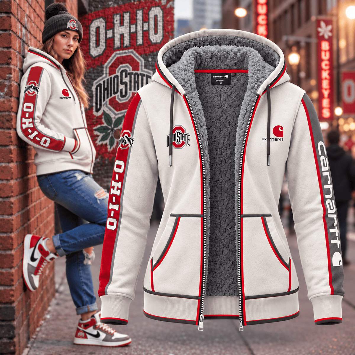 OSB Premium zip-up hoodie BMD