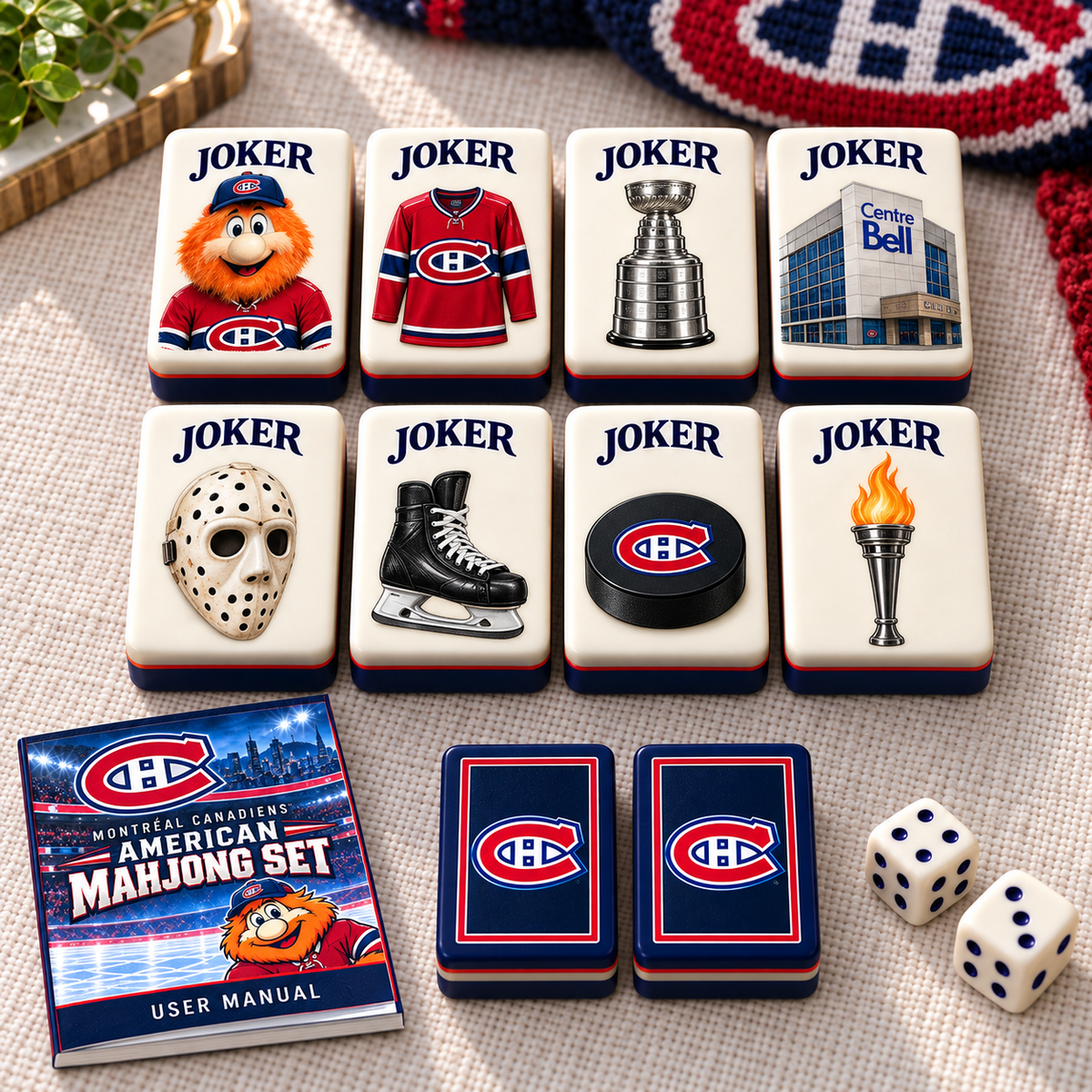 Premium MTC Mahjong Tiles Set TTMH