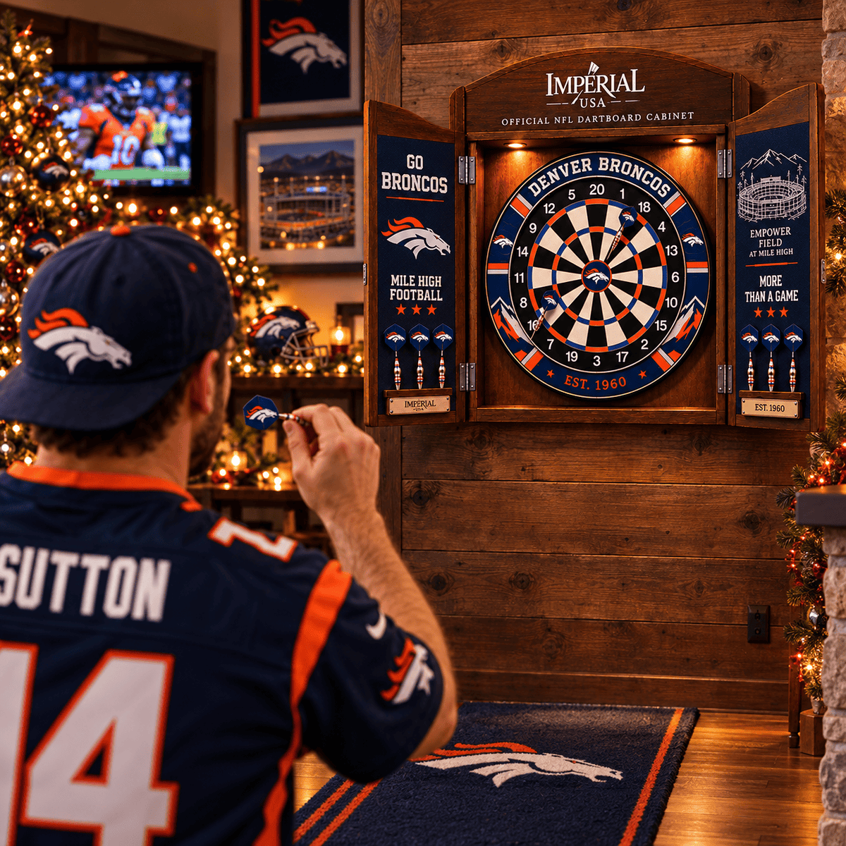 BRC Premium Dartboard Cabinet Set – Wall-Mounted Dart Game PNPA