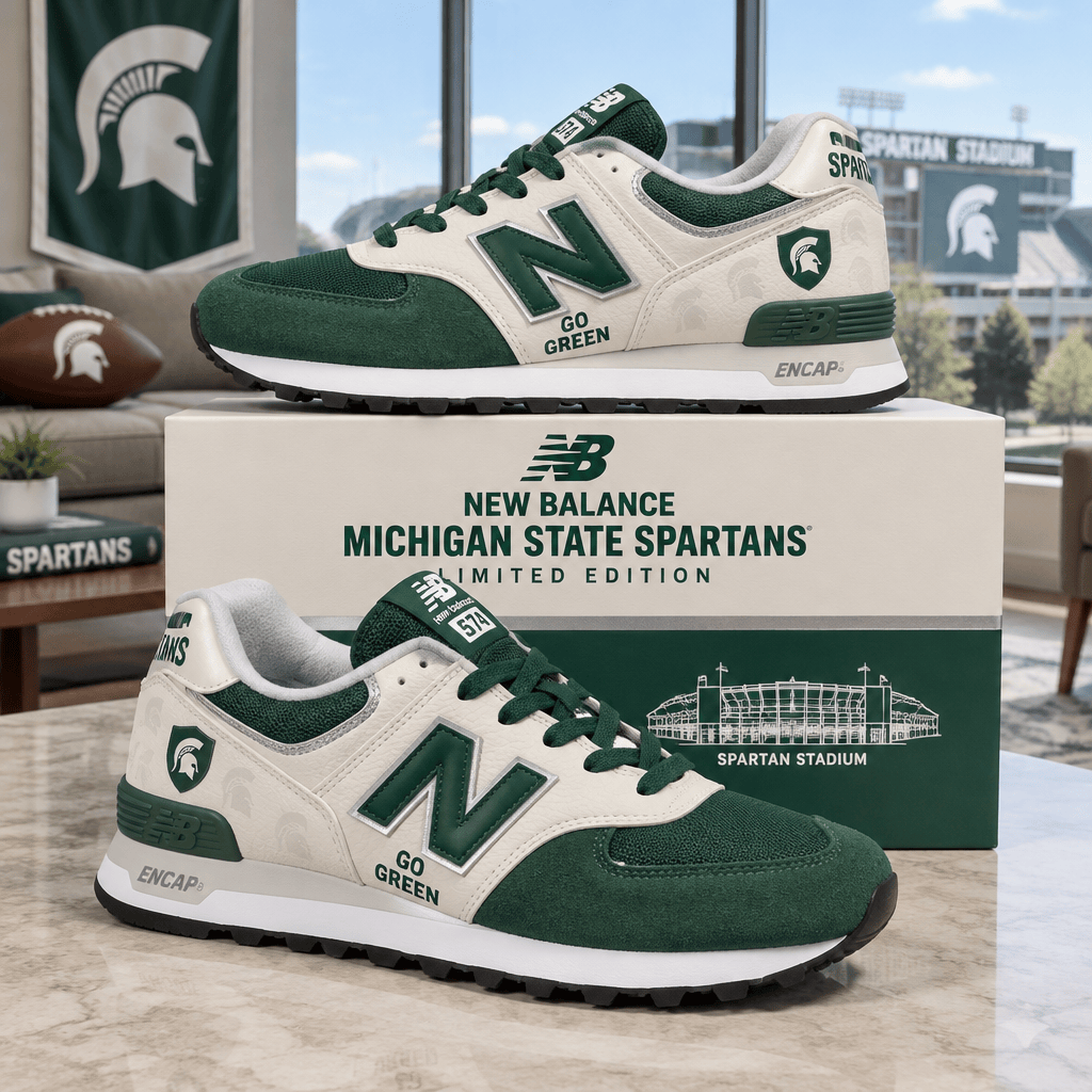 PREMIUM MSU NB 574 SNEAKER NHVH